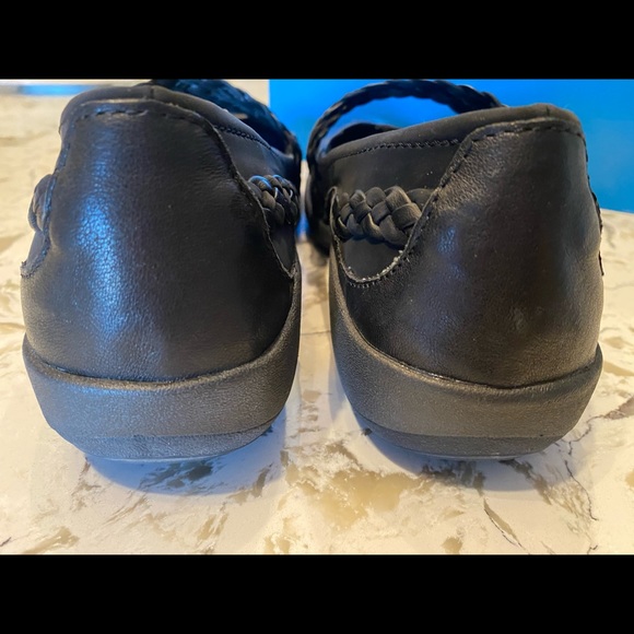 Aetrex Black Loafer Size 40 9-9 1/2 - Picture 5 of 9